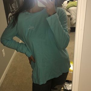 TWO long sleeve tees. 8 dollars for both.